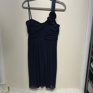 City Triangles Midnight Blue One-Shoulder Dress Cocktail Dress